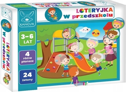 Attēls no Kangur Loteryjka. W przedszkolu gra Kangur