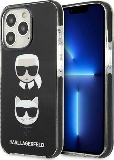 Picture of Karl Lagerfeld Etui Karl Lagerfeld do iPhone 13 Pro Max 6,7" hardcase czarny/black Karl&Choupette Head
