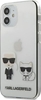 Picture of Karl Lagerfeld Apple iPhone 12 mini 5.4'' PC/TPU Karl &Choupette Cover Transparent