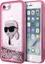 Изображение Karl Lagerfeld Etui Karl Lagerfeld KLHCI8LNKHCP Apple iPhone SE 2022/SE 2020/8/7 róowy/pink hardcase Glitter Karl Head