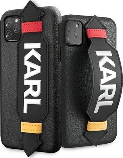 Picture of Karl Lagerfeld Etui Karl Lagerfeld KLHCN58HDAWBK Apple iPhone 11 Pro hardcase czarny/black Strap