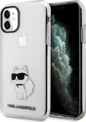 Attēls no Karl Lagerfeld Etui Karl Lagerfeld KLHCN61HNCHTCT Apple iPhone 11/XR transparent hardcase Ikonik Choupette