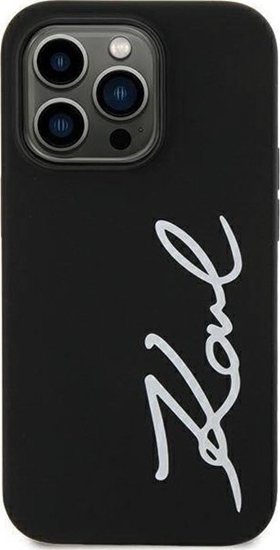 Picture of Karl Lagerfeld Etui Karl Lagerfeld KLHCN61SKSVGK Apple iPhone 11/XR czarny/black hardcase Silicone Signature