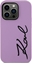 Picture of Karl Lagerfeld Etui Karl Lagerfeld KLHCN61SKSVGU Apple iPhone 11/XR purpurowy/purple hardcase Silicone Signature