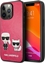 Изображение Karl Lagerfeld Etui KLHCP13LPCUSKCP Apple iPhone 13 Pro fuksja/fushia hardcase Ikonik Karl & Choupette