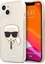 Picture of Karl Lagerfeld Etui Karl Lagerfeld KLHCP13SKHTUGLGO Apple iPhone 13 mini zoty/gold hardcase Glitter Karl`s Head