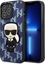 Изображение Karl Lagerfeld Etui KLHCP13XPMNIKBL Apple iPhone 13 Pro Max hardcase niebieski/blue Monogram Ikonik Patch