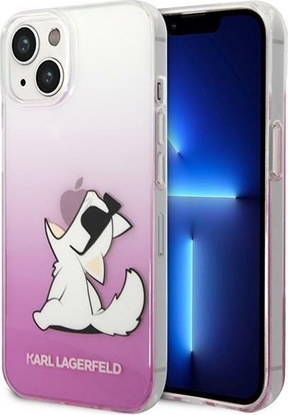 Attēls no Karl Lagerfeld Etui Karl Lagerfeld KLHCP14MCFNRCPI Apple iPhone 14 Plus hardcase róowy/pink Choupette Fun