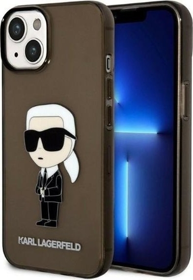 Picture of Karl Lagerfeld Etui Karl Lagerfeld KLHCP14MHNIKTCK Apple iPhone 14 Plus czarny/black hardcase Ikonik Etui Karl Lagerfeld