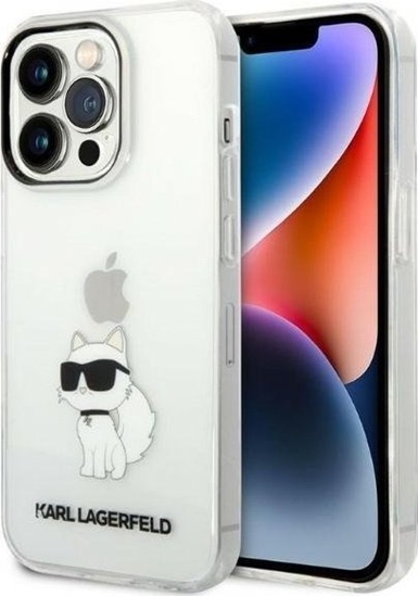 Picture of Karl Lagerfeld Etui Karl Lagerfeld KLHCP14XHNCHTCT Apple iPhone 14 Pro Max transparent hardcase IML NFT Choupette