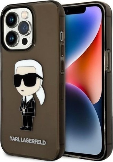 Picture of Karl Lagerfeld Etui Karl Lagerfeld KLHCP14XHNIKTCK Apple iPhone 14 Pro Max czarny/black hardcase Ikonik Etui Karl Lagerfeld