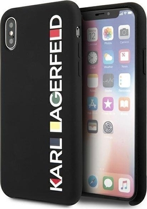 Attēls no Karl Lagerfeld Etui Karl Lagerfeld KLHCPXBHWHBK Apple iPhone XS/X hardcase czarny/black Glossy Bauhaus