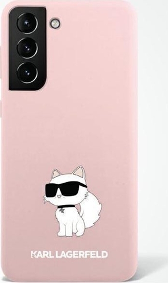 Picture of Karl Lagerfeld Etui Karl Lagerfeld KLHCS23LSNCHBCP Samsung Galaxy S23 Ultra hardcase róowy/pink Silicone Choupette