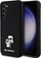 Picture of Karl Lagerfeld Etui Karl Lagerfeld KLHCS23MSMHKCNPK Samsung Galaxy S23+ Plus hardcase Silicone Karl&Choupette Metal Pin czarny/black