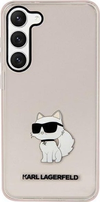Attēls no Karl Lagerfeld Etui Karl Lagerfeld KLHCS23SHNCHTCP Samsung Galaxy S23 róowy/pink hardcase Ikonik Choupette