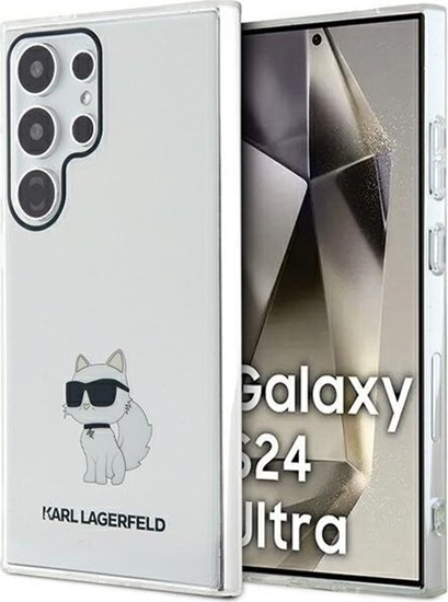 Picture of Karl Lagerfeld Etui Karl Lagerfeld KLHCS24LHNCHTCT Samsung Galaxy S24 Ultra hardcase IML Choupette transparent