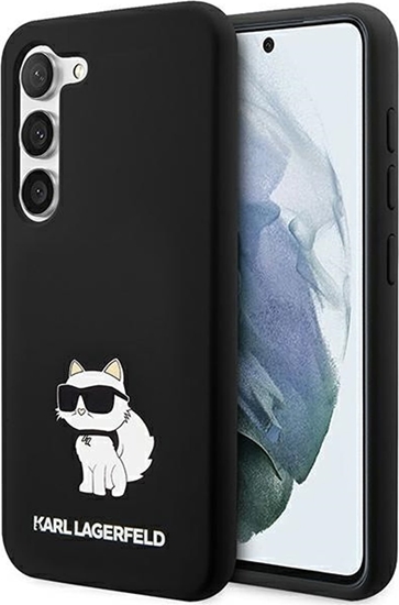 Picture of Karl Lagerfeld Etui Karl Lagerfeld KLHCS24MSNCHBCK Samsung Galaxy S24+ Plus hardcase Silicone Choupette czarny/black