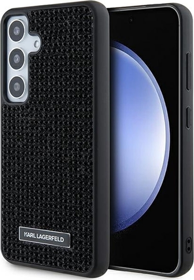 Picture of Karl Lagerfeld Etui Karl Lagerfeld KLHCS24SHDSPRK Samsung Galaxy S24 hardcase Rhinestone Metal Logo czarny/black
