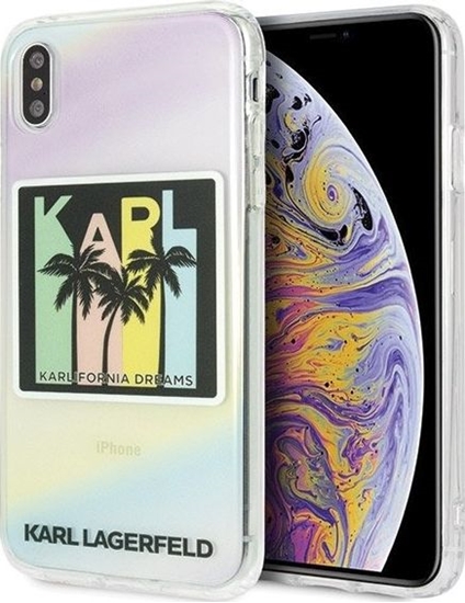 Picture of Karl Lagerfeld Etui KLHCI65IRKD iPhone XS Max