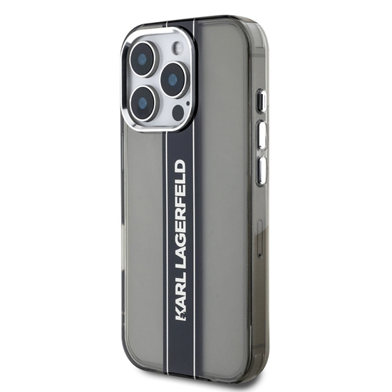 Picture of Karl Lagerfeld IML Stripe Logo Case for Apple iPhone 16 Pro Max