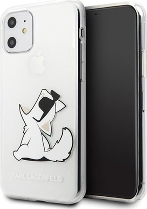 Attēls no Karl Lagerfeld Karl Lagerfeld KLHCN61CFNRC iPhone 11 hardcase transparent Choupette Fun
