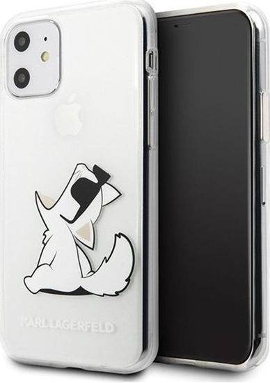 Picture of Karl Lagerfeld Karl Lagerfeld KLHCN61CFNRC iPhone 11 hardcase transparent Choupette Fun