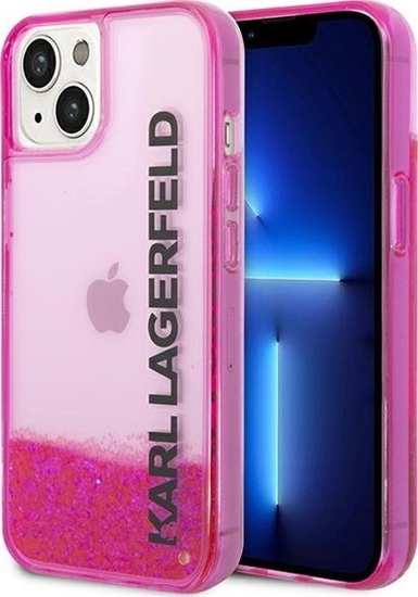 Picture of Karl Lagerfeld Karl Lagerfeld KLHCP14MLCKVF iPhone 14 Plus 6,7" róowy/pink hardcase Liquid Glitter Elong NoSize
