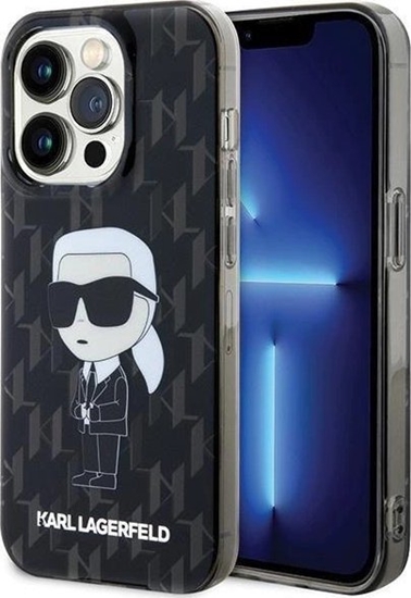 Picture of Karl Lagerfeld Karl Lagerfeld KLHCP15XHNKMKLK iPhone 15 Pro Max 6.7" czarny/black hardcase Monogram Ikonik