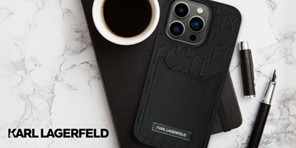 Attēls no Karl Lagerfeld case for iPhone 16 6,1" KLHCP16SPGK