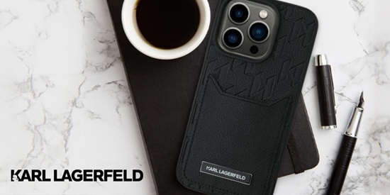 Picture of Karl Lagerfeld case for iPhone 16 6,1" KLHCP16SPGK