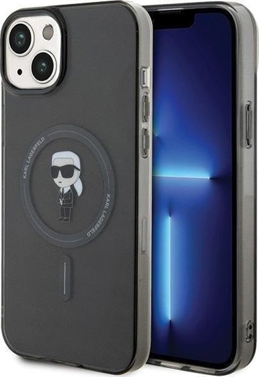 Picture of Karl Lagerfeld Karl Lagerfeld KLHMP15MHFCKNOK iPhone 15 Plus 6.7" czarny/black hardcase IML Ikonik MagSafe