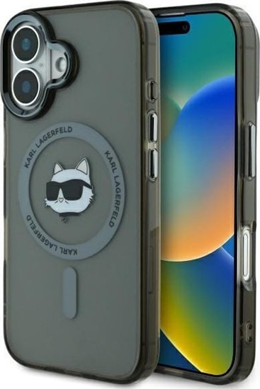 Picture of Karl Lagerfeld case for iPhone 16 6,1" KLHMP16SHLS