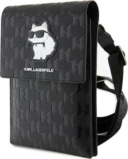 Picture of Karl Lagerfeld Karl Lagerfeld Torebka KLWBSAKHPCK czarny/black Saffiano Monogram Choupette