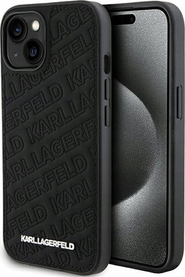 Picture of Karl Lagerfeld Oryginalne Etui KARL LAGERFELD Hardcase KLHCP15MPQKPMK do iPhone 15 Plus (Quilted Pattern  / czarny)