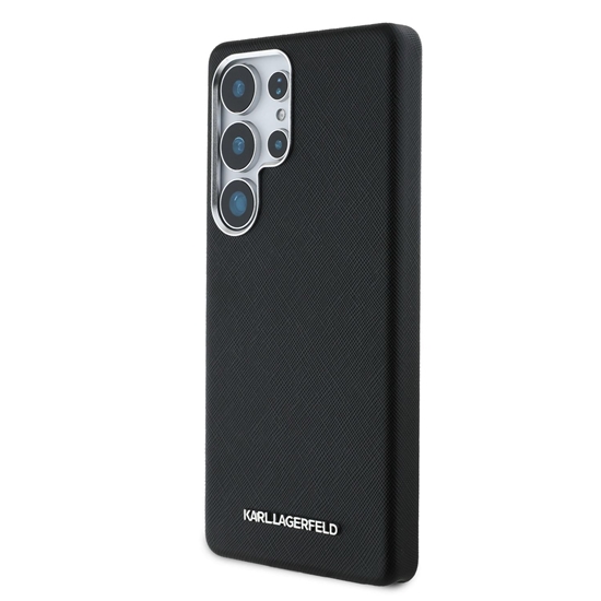 Picture of Karl Lagerfeld PU Saffiano Metal Logo and Frame Case for Samsung Galaxy S25 Ultra