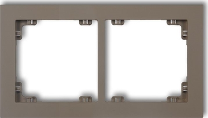 Attēls no Karlik DECO Ramka podwójna DECO Pastel Matt wrzosowy 50DR-2