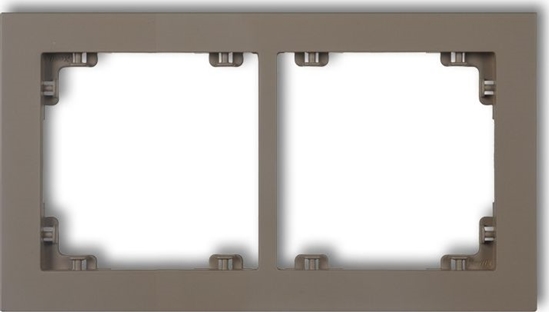 Изображение Karlik DECO Ramka podwójna DECO Pastel Matt wrzosowy 50DR-2