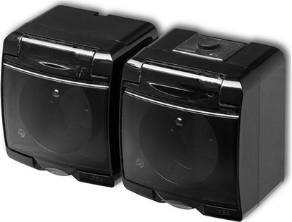 Attēls no Karlik Karlik Junior czarny - gniazdo podwójne IP54 - 12GHE-2d