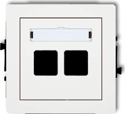 Picture of Karlik Mechanizm gniazda multimedialnego pojedynczego bez moduy Karlik Deco DGM-2P