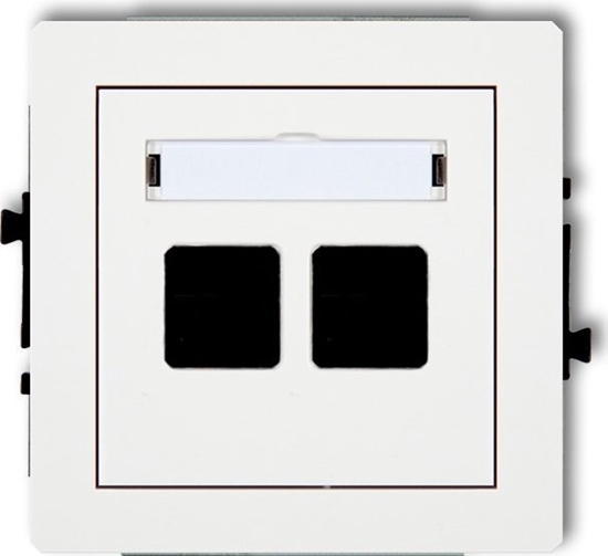 Picture of Karlik Mechanizm gniazda multimedialnego pojedynczego bez moduy Karlik Deco DGM-2P