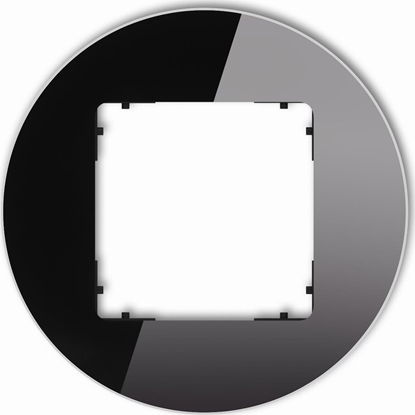 Picture of Karlik Ramka pojedyncza Karlik Icon 12-12-IRSO-1 uniwersalna okrga efekt szka czarny mat