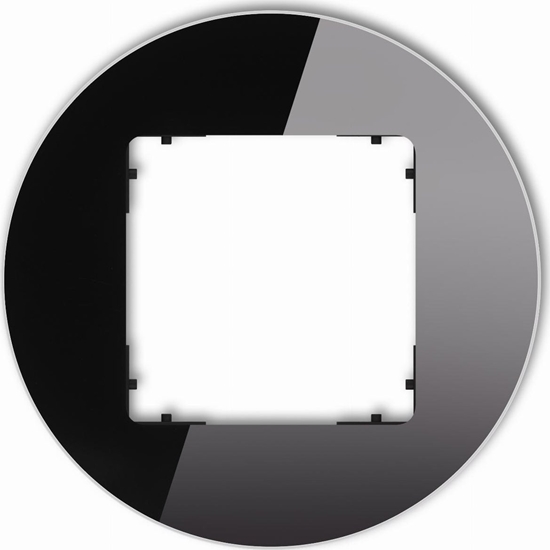 Picture of Karlik Ramka pojedyncza Karlik Icon 12-12-IRSO-1 uniwersalna okrga efekt szka czarny mat