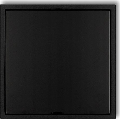 Picture of Karlik Ramka porednia z zalepk czarny mat 12MRPZ ZA-MI-02-22-12-ND-ND