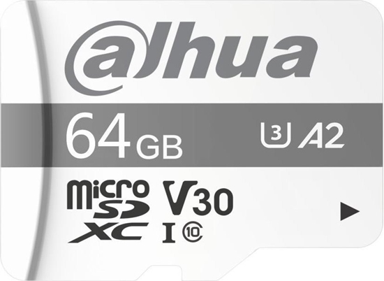 Picture of Karta Dahua Technology TF-P100 MicroSDXC 64 GB Class 10 UHS-I U3 A1 V30 (TF-P100-64GB)