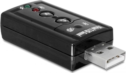 Изображение Delock External USB 2.0 Sound Adapter Virtual 7.1 - 24 bit / 96 kHz with S/PDIF
