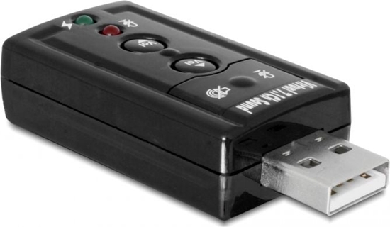Изображение Delock External USB 2.0 Sound Adapter Virtual 7.1 - 24 bit / 96 kHz with S/PDIF