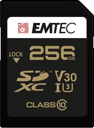 Изображение Emtec SD 256GB UHS-I U3 V30 SpeedIN Pro