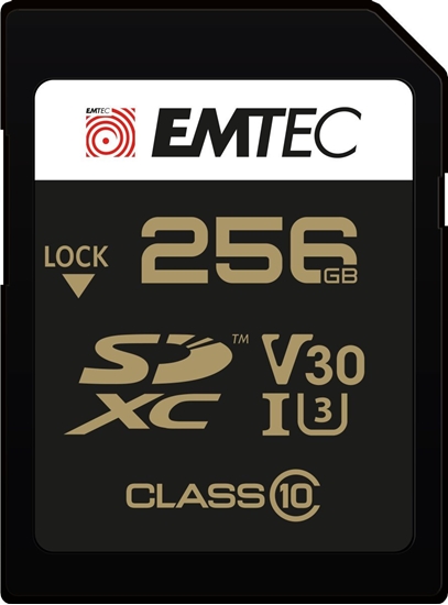 Picture of Emtec SD 256GB UHS-I U3 V30 SpeedIN Pro