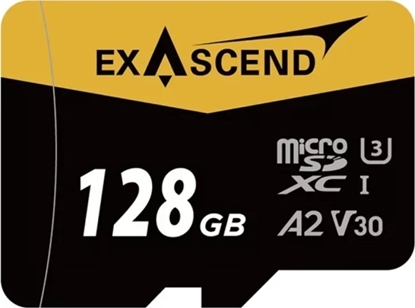 Picture of Karta ExAscend Catalyst MicroSDXC 128 GB UHS-I/U3 A2 V30 (EX128GUSDU1-AD)