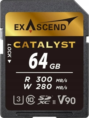 Изображение Karta ExAscend Karta pamici ExAscend Catalyst UHS-II V90 64GB